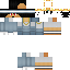 Minecraft skin texture, 64x64 pixels