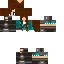 Minecraft skin texture, 64x64 pixels