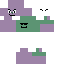 Minecraft skin texture, 64x64 pixels