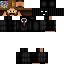 Minecraft skin texture, 64x64 pixels