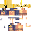 Minecraft skin texture, 64x64 pixels