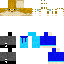 Minecraft skin texture, 64x64 pixels