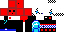Minecraft skin texture, 64x32 legacy pixels