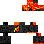 Minecraft skin texture, 64x64 pixels