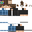 Minecraft skin texture, 64x64 pixels