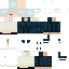 Minecraft skin texture, 64x64 pixels