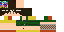 Minecraft skin texture, 64x32 legacy pixels