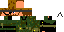 Minecraft skin texture, 64x32 legacy pixels