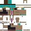 Minecraft skin texture, 64x64 pixels