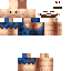 Minecraft skin texture, 64x64 pixels