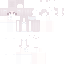 White Minecraft skin texture, 64x64 pixels