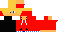 Minecraft skin texture, 64x32 legacy pixels