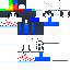 Minecraft skin texture, 64x64 pixels