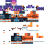 Minecraft skin texture, 64x64 pixels