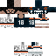 Minecraft skin texture, 64x64 pixels
