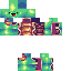 Minecraft skin texture, 64x64 pixels