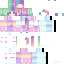 Minecraft skin texture, 64x64 pixels