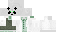 Minecraft skin texture, 64x32 legacy pixels