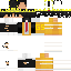 Minecraft skin texture, 64x64 pixels