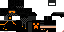 Minecraft skin texture, 64x32 legacy pixels