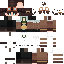 Minecraft skin texture, 64x64 pixels