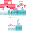 Minecraft skin texture, 64x64 pixels