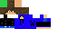 Minecraft skin texture, 64x32 legacy pixels