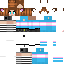 Minecraft skin texture, 64x64 pixels