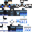 Minecraft skin texture, 64x64 pixels