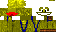 Minecraft skin texture, 64x32 legacy pixels