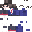 Minecraft skin texture, 64x64 pixels