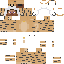 Minecraft skin texture, 64x64 pixels