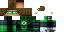 Minecraft skin texture, 64x32 legacy pixels