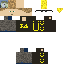 Minecraft skin texture, 64x64 pixels
