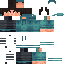 Minecraft skin texture, 64x64 pixels