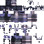 Gray blue Minecraft skin texture, 64x64 pixels