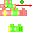 Minecraft skin texture, 64x64 pixels