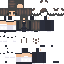 Minecraft skin texture, 64x64 pixels