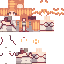 Minecraft skin texture, 64x64 pixels