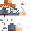 Minecraft skin texture, 64x64 pixels