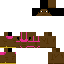Minecraft skin texture, 64x64 pixels