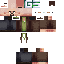 Minecraft skin texture, 64x64 pixels