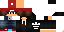 Minecraft skin texture, 64x32 legacy pixels