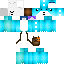 Minecraft skin texture, 64x64 pixels