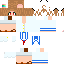 Minecraft skin texture, 64x64 pixels