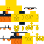 Minecraft skin texture, 64x64 pixels