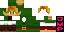 Minecraft skin texture, 64x32 legacy pixels