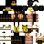 Minecraft skin texture, 64x64 pixels