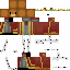 Minecraft skin texture, 64x64 pixels