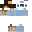 Minecraft skin texture, 64x64 pixels
